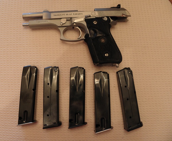 Taurus PT 99 AF Stainless w/extras main image